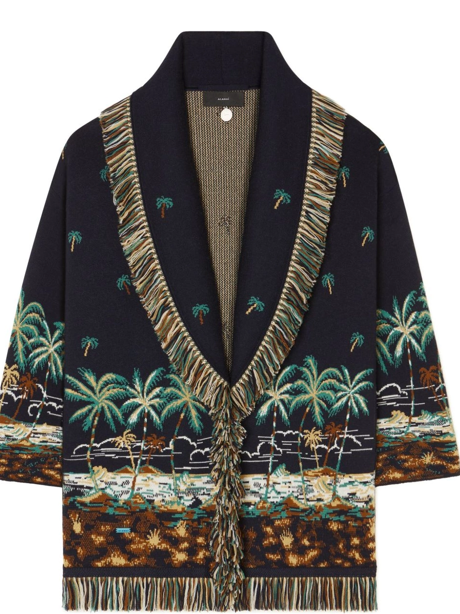 Affordable Alanui Tale The Women Of cardigan virgin-wool Hawaiian A 0629